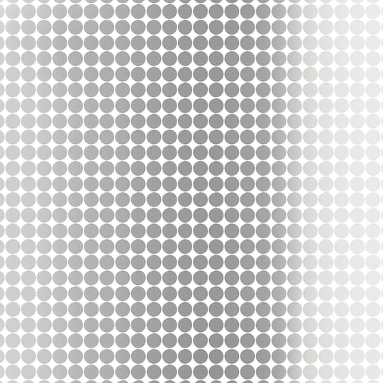 Cricut® Premium Vinyl™ Silver Metallic Mosaic Circles